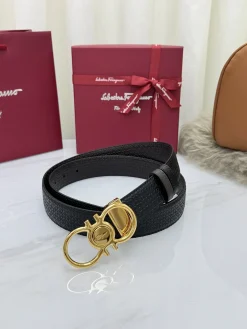 FERRAGAMO Belts Leather 3.5cm Width A70202607050316