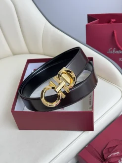 FERRAGAMO Belts Leather 3.5cm Width A70202607050321