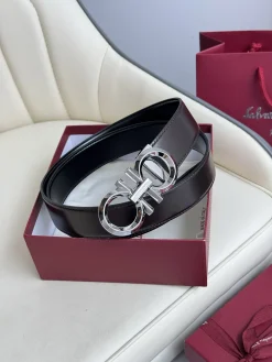 FERRAGAMO Belts Leather 3.5cm Width A70202607050323