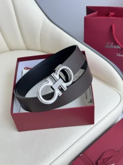FERRAGAMO Belts Leather 3.5cm Width A70202607050325