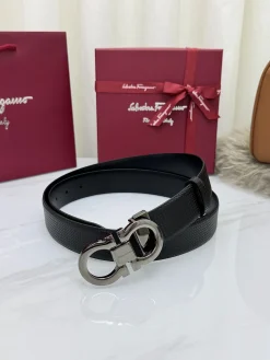 FERRAGAMO Belts Leather 3.5cm Width A70202607050328