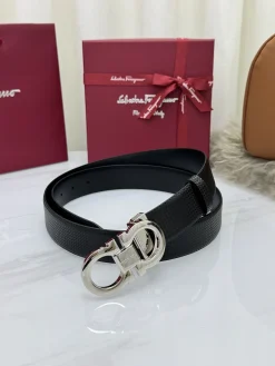 FERRAGAMO Belts Leather 3.5cm Width A70202607050329