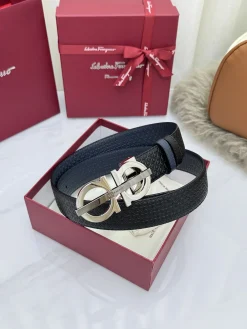 FERRAGAMO Belts Leather 3.5cm Width A70202607050330