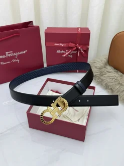 Alternative view of FERRAGAMO Belts Top Grain Leather 3.5cm Width A70202607050303