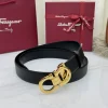 FERRAGAMO Belts Top Grain Leather 3.5cm Width A70202607050308