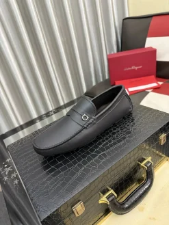 FERRAGAMO Flats & Loafers Calfskin Leather (Black) EU38-44 B50202607051189