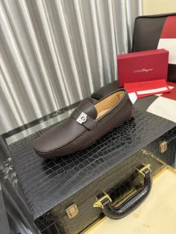 FERRAGAMO Flats & Loafers Calfskin Leather (Brown) EU38-44 B50202607051190