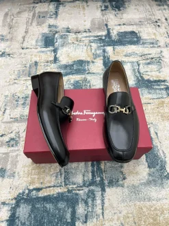Alternative view of FERRAGAMO Formal Shoes Calf Leather (Black) EU38-45 E90202607051829