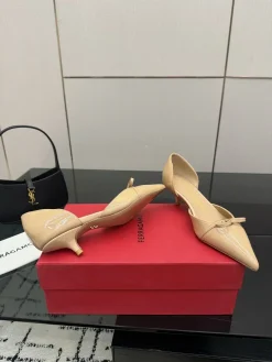 Alternative view of FERRAGAMO Pumps & Heels Patent Leather (Beige) EU34-42 C10202607050266