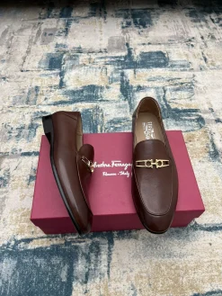 Alternative view of FERRAGAMO Shoes Calf Leather (Brown) EU38-45 E90202607051830