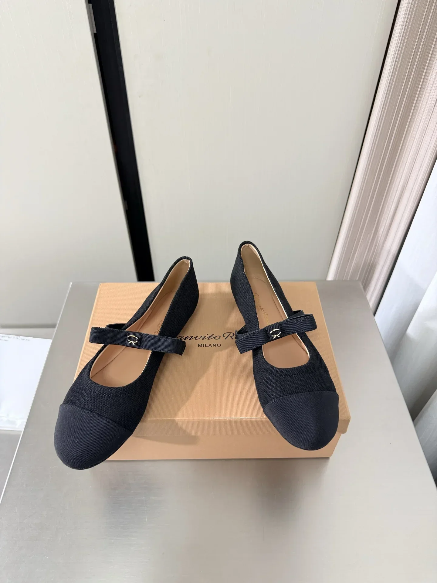 GIANVITO ROSSI Flats & Loafers Canvas (Black) EU35-40 B50202607051142
