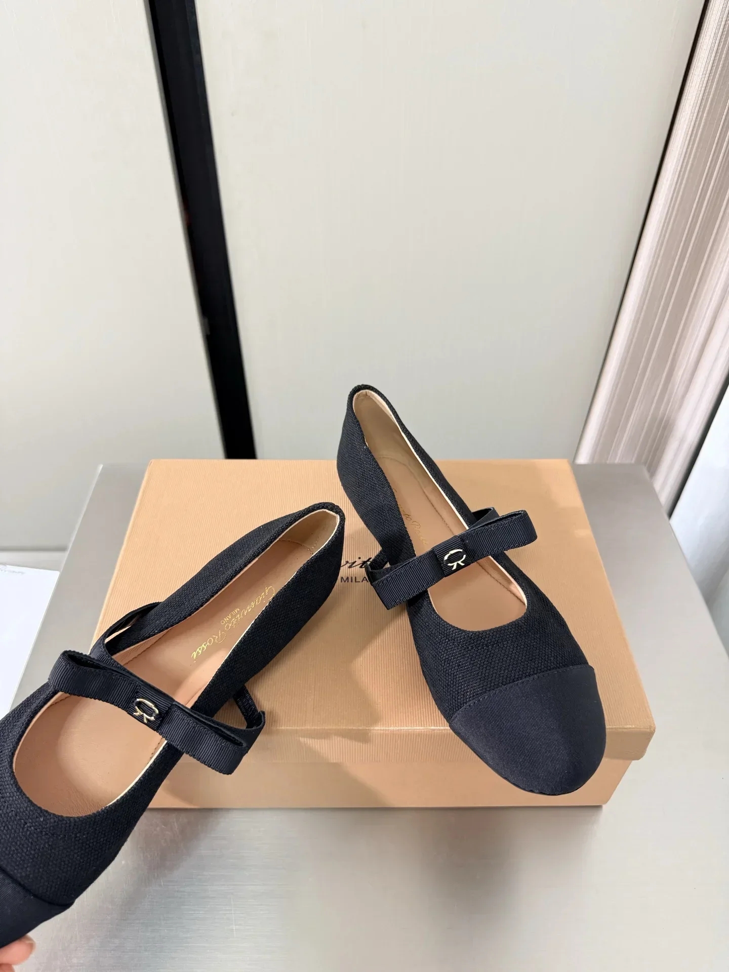 GIANVITO ROSSI Flats & Loafers Canvas (Black) EU35-40 B50202607051142 - Image 6