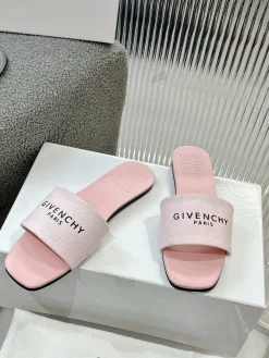 Alternative view of GIVENCHY Slides & Slippers Canvas (Pink-Black) EU35-41 A70202607050711