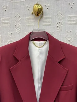Alternative view of GIVENCHY Suits Wool Blend (Burgundy) S-M-L C65202607052174