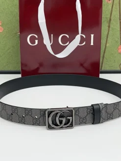 GUCCI Belts Canvas Leather A60202607050354