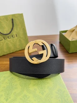 GUCCI Belts Leather 4.0cm Width A60202607050356
