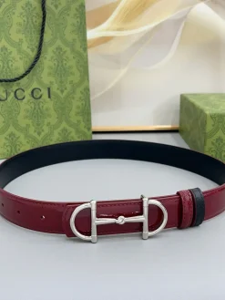 GUCCI Belts Patent Leather Calfskin A70202607050361