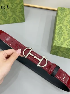 Alternative view of GUCCI Belts Patent Leather Calfskin A70202607050361