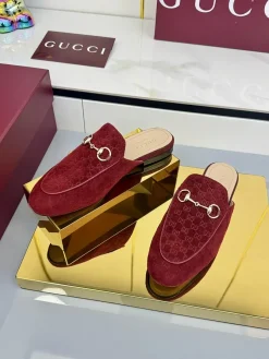 GUCCI Boots & Booties Suede Canvas (Red) EU35-42 B80202607050286