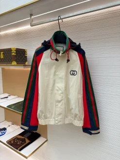 GUCCI Coats & Jackets Nylon (White-Red-Green-Blue) 46-52 C05202607120511