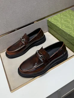 Alternative view of GUCCI Formal Shoes Calf Leather (Brown) EU38-44 B60202607051241