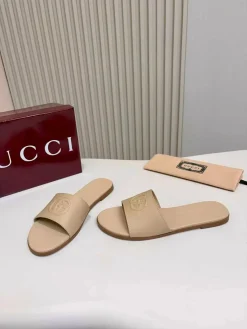 GUCCI Slides & Slippers Leather (Beige) EU35-43 A50202607050670