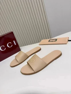 Alternative view of GUCCI Slides & Slippers Leather (Beige) EU35-43 A50202607050670
