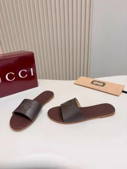GUCCI Slides & Slippers Leather (Brown) EU35-43 A50202607050673
