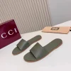 GUCCI Slides & Slippers Leather (Green-Brown) EU35-43 A50202607050675