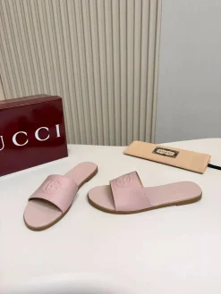 GUCCI Slides & Slippers Leather (Pink) EU35-43 A50202607050676