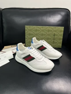 GUCCI Sneakers & Trainers Calf Leather-Mesh (White-Red-Green-Blue-Black) EU39-44 C60202607050310