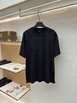 GUCCI T-shirts & Vests Cotton Jersey (Black) XS-S-M-L A25202607120745