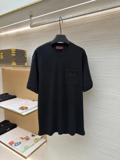 GUCCI T-shirts & Vests Pique Cotton (Black) S-M-L-XL A15202607120571
