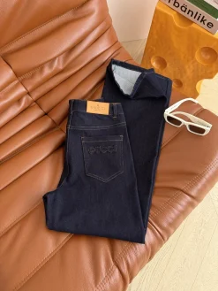 Alternative view of GUCCI Trousers & Shorts Denim (Dark Blue) 26 B55202607051208