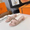 HERMES Slides & Slippers Epsom Leather (Pink) EU35-39 B10202607050839