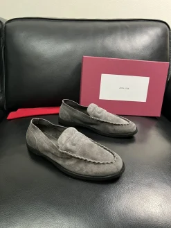 JOHN LOBB Flats & Loafers Suede (Gray) EU39-44 C90202607050340