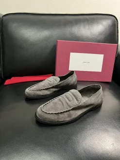 Alternative view of JOHN LOBB Flats & Loafers Suede (Gray) EU39-44 C90202607050340