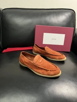 JOHN LOBB Flats & Loafers Suede (Orange) EU39-44 C90202607050343