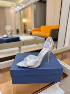 LE SILLA Pumps & Heels Metallic Leather (Silver) EU35-41 B90202607050360