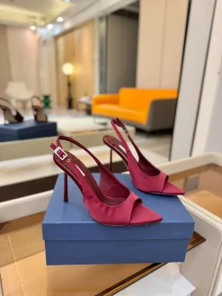 Alternative view of LE SILLA Pumps & Heels Satin (Burgundy) EU35-41 B90202607050386
