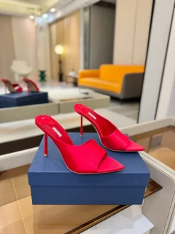 Alternative view of LE SILLA Pumps & Heels Silk (Red) EU35-41 B90202607050389
