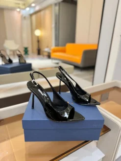 Alternative view of LE SILLA Sandals & Mules Patent Leather (Black) B90202607050364