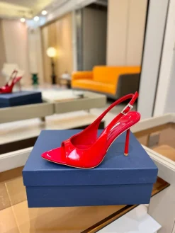 LE SILLA Sandals & Mules Patent Leather (Red) EU35-41 B90202607050355