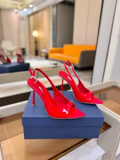 Alternative view of LE SILLA Sandals & Mules Patent Leather (Red) EU35-41 B90202607050355