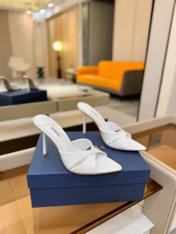 Alternative view of LE SILLA Sandals & Mules Patent Leather (White) EU35-41 B80202607050353