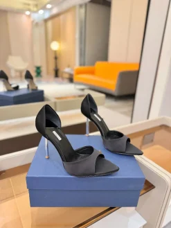Alternative view of LE SILLA Sandals & Mules Satin (Black) B90202607050377