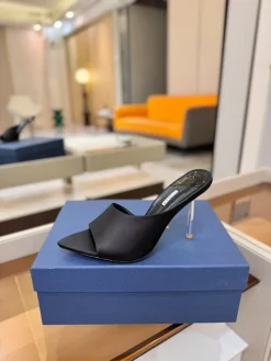 LE SILLA Sandals & Mules Silk (Black) EU35-41 B90202607050378