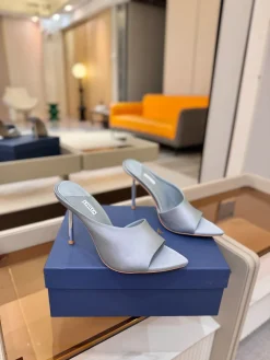 Alternative view of LE SILLA Shoes Satin (Gray) EU35-41 B90202607050381