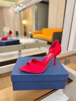 LE SILLA Shoes Satin (Red) EU35-41 B90202607050388