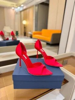 Alternative view of LE SILLA Shoes Satin (Red) EU35-41 B90202607050388